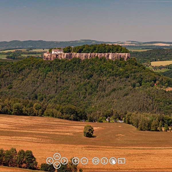 Panorama vom Pfaffenstein